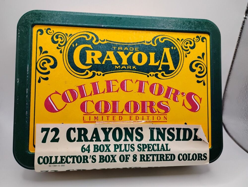 Crayola Collectors Colors Limited Edition - Tin w/ 72 Crayons - NEW OPEN BOX!
